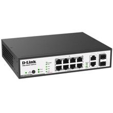 des-1100-10p a1a (Коммутатор 8 портов 10 100base-tx poe ports + 2 порта combo 10 100 1000base-t sfp metro ethernet)