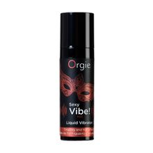 ORGIE Разогревающий гель для массажа ORGIE Sexy Vibe Hot с эффектом вибрации - 15 мл.
