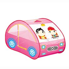 YONGJIA Игровой дом "Автомобиль" Розовый (130*71*75), 36 шт. в кор.
