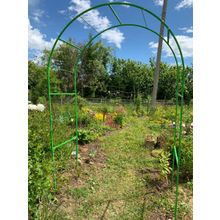Садовая арка для растений "Найди", опора, цвет зеленый 90х150х250 см