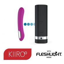 Kiiroo Набор для секса на расстоянии ONYX 2   PEARL 2 COUPLE SET PURPLE (фиолетовый с черным)