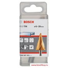 Bosch Ступенчатое сверло HSS-TIN 6-39 мм (2608587431 , 2.608.587.431)