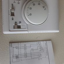 Термостат настенный NTL-1000 с регулятором скорости вращения вентилятора