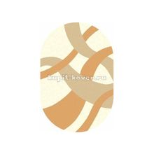 Российский ковер Шагги Ультра s603_cream_oval, 2.5 x 3.5