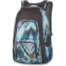 Сине-зеленого цвета женский молодежно-стильный рюкзак для города Dakine Jewel 26L Adona с отделением для ноутбука 15