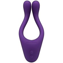 Doc Johnson Фиолетовый вибромассажер для пар TRYST Multi Erogenous Zone Massager (фиолетовый)