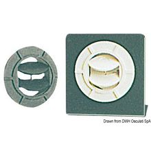 Osculati Orientable air outlet black Ø 75 mm, 50.263.08