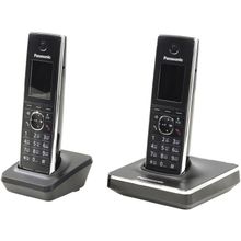 Panasonic KX-TG8552RUB   Black   р телефон (2 трубки с ЖК диспл.,DECT)