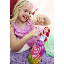 Barbie Радужная принцесса с волшебными волосами