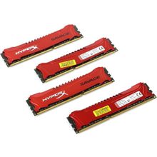 Модуль памяти  Kingston HyperX  HX316C9SRK4 32  DDR-III DIMM 32Gb KIT 4*8Gb  PC3-12800  CL9