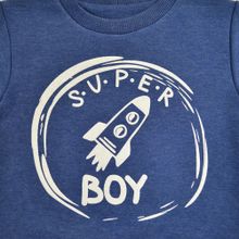 Кит Костюм для мальчика "Super boy" (джемпер+брюки) 271-626 1-1