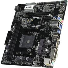 Мат. плата ASRock A320M-HDV (RTL) AM4    A320    PCI-E Dsub+DVI+HDMI GbLAN SATA RAID MicroATX 2DDR4