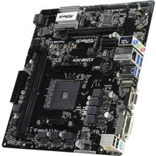 Мат. плата ASRock A320M-HDV (RTL) AM4    A320    PCI-E Dsub+DVI+HDMI GbLAN SATA RAID MicroATX 2DDR4