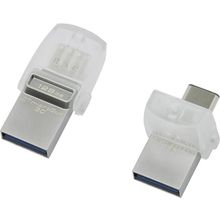 Накопитель Kingston   DTDUO3C   128GB    DataTraveler microDuo 3C USB3.1   USB-COTG Flash Drive 128Gb (RTL)