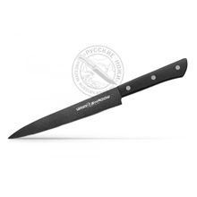 Нож кухонный "Samura SHADOW" SH-0045 16 для нарезки с покрытием BLACK FUSO 196мм, AUS-8, ABS пластик