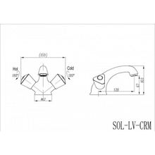 Смеситель BelBagno Solo SOL-LV-CRM для раковины хром