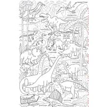 Раскраска-плакат GLOBEN Парк динозавров 120х80см