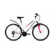 26" ALTAIR MTB HT 2.0 Lady 2018 (18ск, сталь, аморт.вилка, Vbr, SG03 QD35 HG04 KFW660)(рама 15", белый)