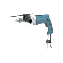 Дрель ударная MAKITA HP2070F (1010Вт, патрон 13мм, 2скор, 2.4кг,подсветка, кейс)