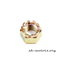 Гайка передней ступицы (корончатая) OEM (Nexia, Lanos, Espero, Lacetti, Nubira, Leganza)