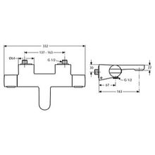 Термостат Ideal Standard Ceratherm 200 new A4630AA для ванны с душем