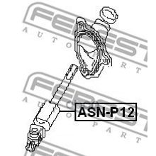 Вал Карданной Передачи Рулевой Нижний Nissan Primera P12e 2002.01-2007.05 [El] Febest арт. ASNP12