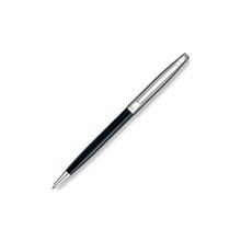 4680.456 - Ручка шариковая MADISON автоматическая черный лак серебрение