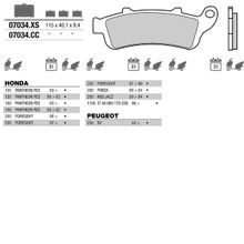 BREMBO Тормозные колодки BREMBO 07034