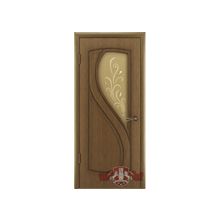 Полотно дверное Грация 10ДО3 (Владимирская фабрика) шпон, цвет-орех