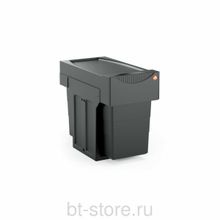 Ведро для мусора Hailo Tandem Black Edition (3666851)