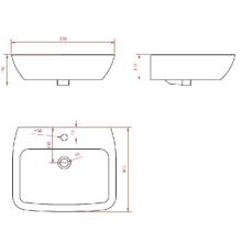 Чаша раковины Cezares LAGO  BB128L