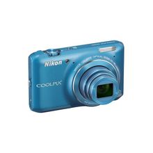 Фотоаппарат Nikon Coolpix S6400 красный  синий  фиолетовый