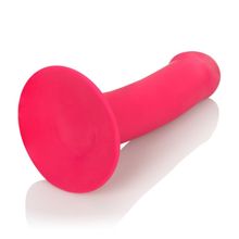 California Exotic Novelties Розовый перезаряжаемый фаллоимитатор Luxe Touch-Sensitive Vibrator - 16,5 см. (розовый)