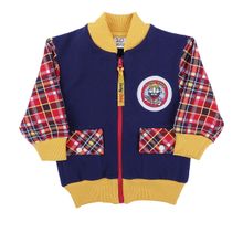 Lucky child Кофточка на молнии без капюшона (футер) "Мужички" 27-18ф