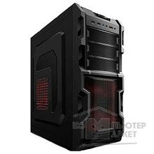 3Cott 1816 ATX w o PSU USB 2.0, 2х 12см, Black