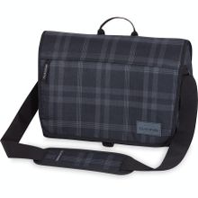 Мужская уличная сумка на плечо с отделом для ноутбука 15” Dakine Hudson 20L Northwest чёрная в серую клетку