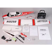 Радиоуправляемый самолет Art-tech Cessna 182 400 Class с лыжами 2.4G - 2101T