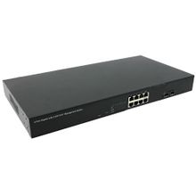 Коммутатор  MultiCo   EW-P7082IW   Управляемый коммутатор (8UTP 10 100 1000Mbps + 2SFP PoE+)