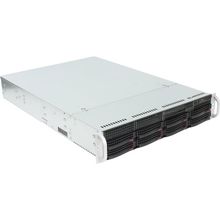 Платформа   SuperMicro 2U 6028R-WTRT (LGA2011-3, C612, WIO, SVGA, SATA RAID, 8xHS SAS SATA, 2x10GbLAN,  16DDR4  740W  HS)