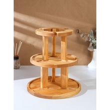 Менажница Adelica, 3-х ярусная с подставкой для вина, d=30×1,8 см, d=26×1,8 см, d=20×1,8 см, берёза, в подарочной коробке