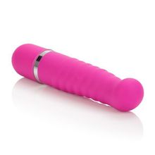 California Exotic Novelties Розовый многофункциональный вибромассажер 10-Function Charisma Tryst - 10 см. (розовый)