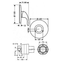 Смеситель Hansgrohe Focus E 31761000 для душа