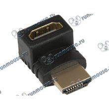 Переходник HDMI<->HDMI(F) Gembird "Cablexpert A-HDMI270-FML", угловой (ret) [141583]