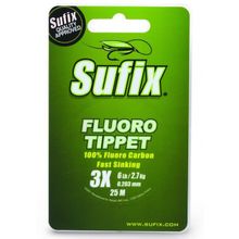 Монолеска Fluoro Tippet Clear 25м, 0.158мм Sufix