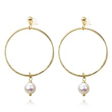 Серьги-гвоздики с барочным жемчугом (арт. 79817-1)