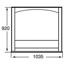 Зеркало Roca America 105 орех