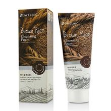 Пенка для умывания с бурым рисом 3W Clinic Brown Rice Foam Cleansing 100мл