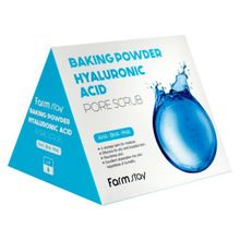 Скраб в пирамидках для очищения пор с содой и гиалуроновой кислотой FarmStay Baking Powder Hyaluronic Acid Pore Scrub 25х7г