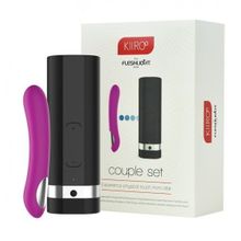 Kiiroo Набор для секса на расстоянии ONYX 2   PEARL 2 COUPLE SET PURPLE (фиолетовый с черным)