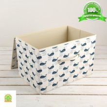 Короб для хранения - Киты, с крышкой 37х26х24 см